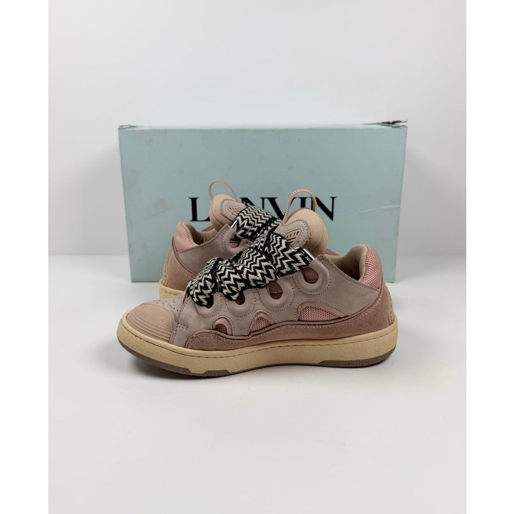 Size 37/7 - Lanvin Curb Pink Sneakers Women