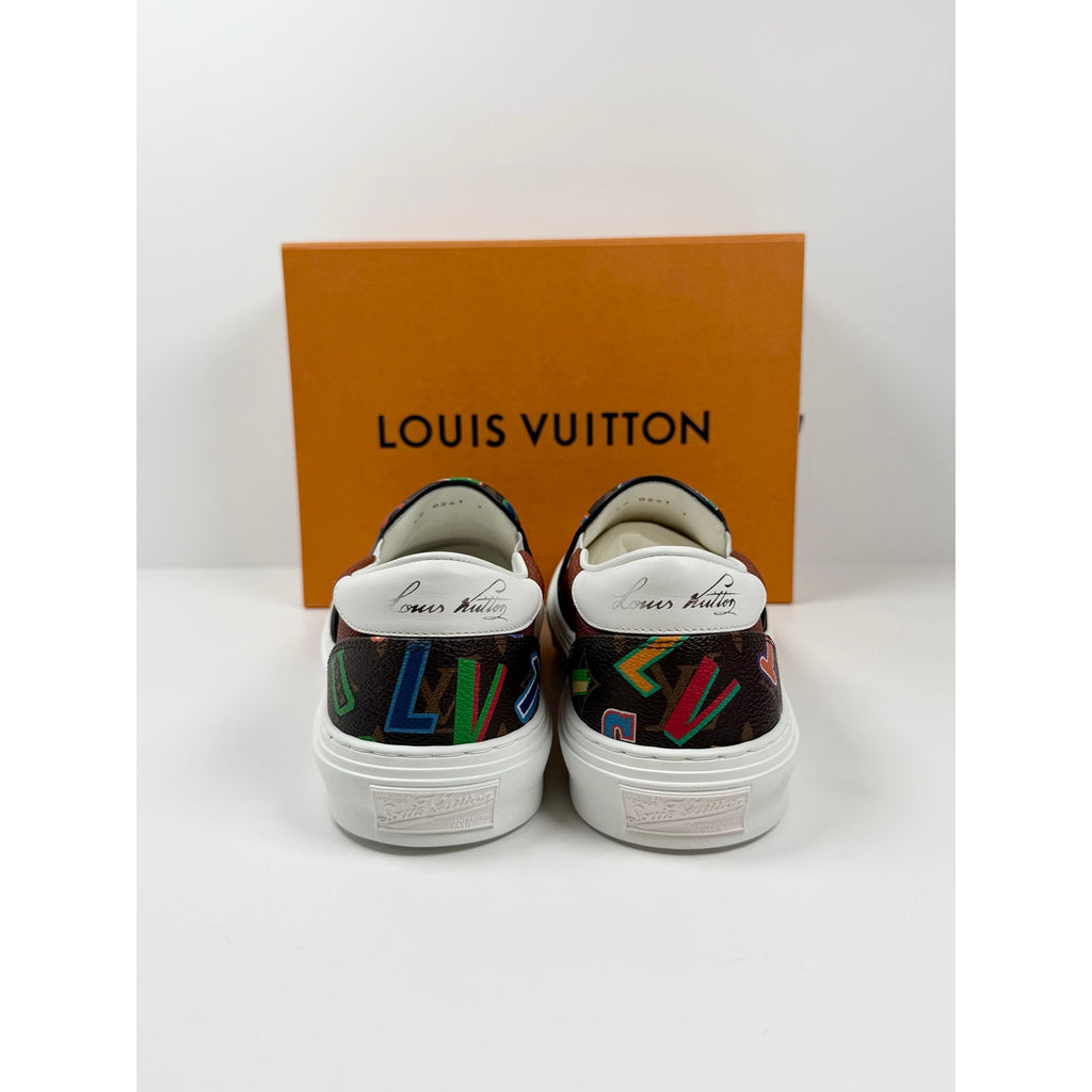 Size 7LV/8US - Louis Vuitton x NBA Ollie Slip On NEW