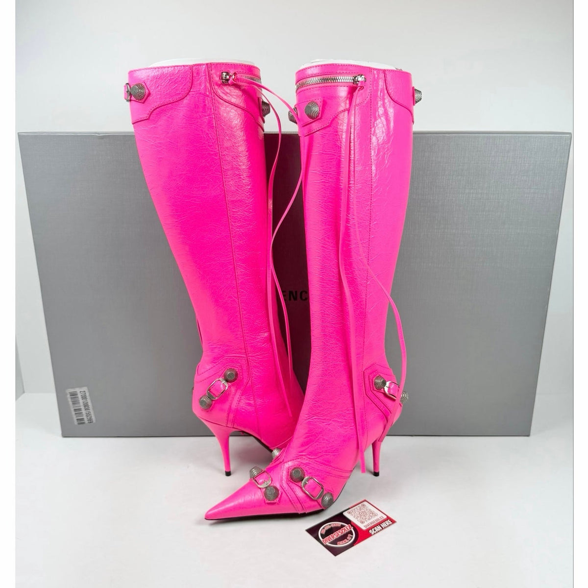 Size 6 - Balenciaga Cagole Knee High Boots Women’s NEW