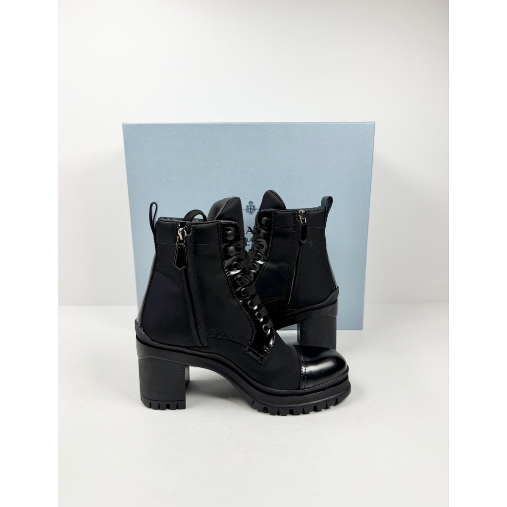 Size 6.5 - Prada Combat Ankle Boots Tried On!