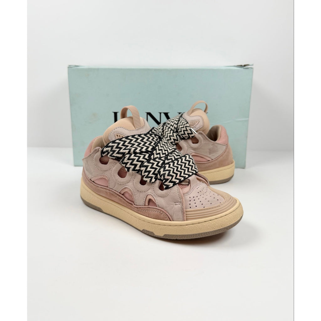 Size 37/7 - Lanvin Curb Pink Sneakers Women
