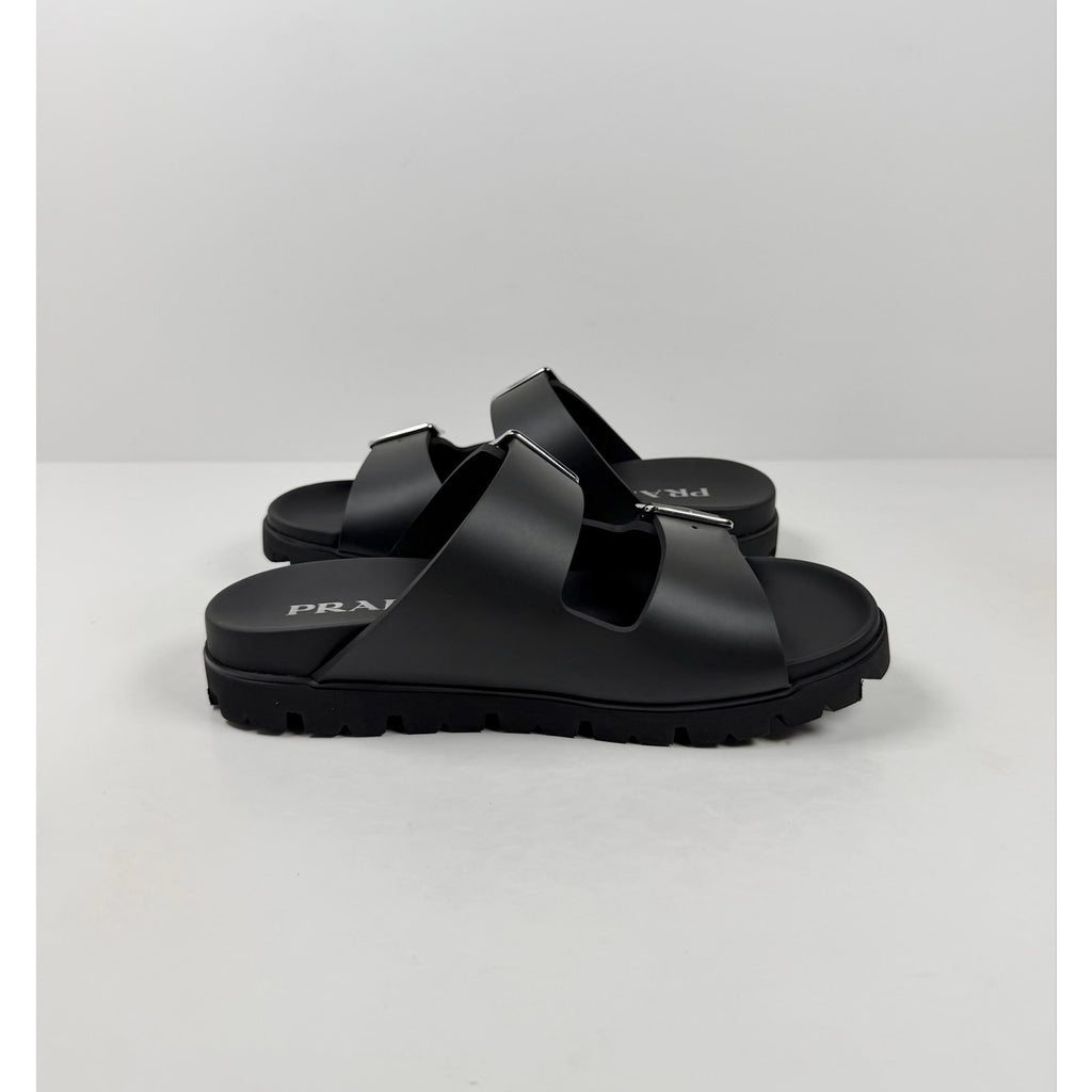 Size 6UK/7US - Prada Rubber Strap Sandals NEW