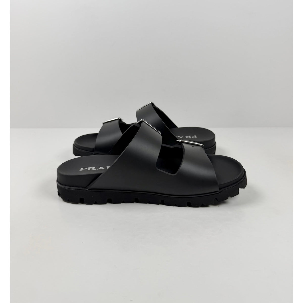 Size 6UK/7US - Prada Rubber Strap Sandals NEW