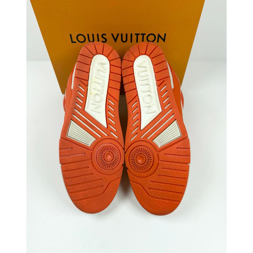 Size 8LV/9.5US - Louis Vuitton Trainer Orange