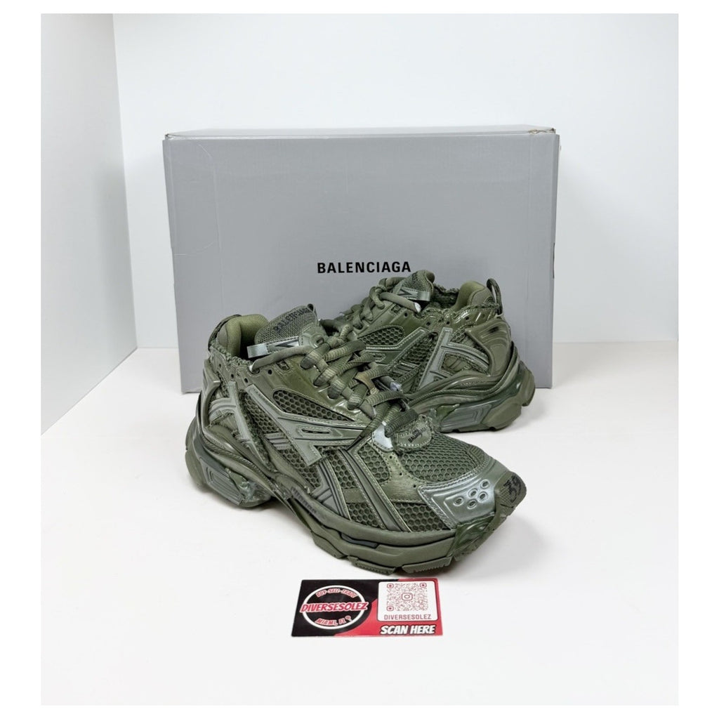 Size 39EU/6US - Balenciaga Runner Olive Green NEW