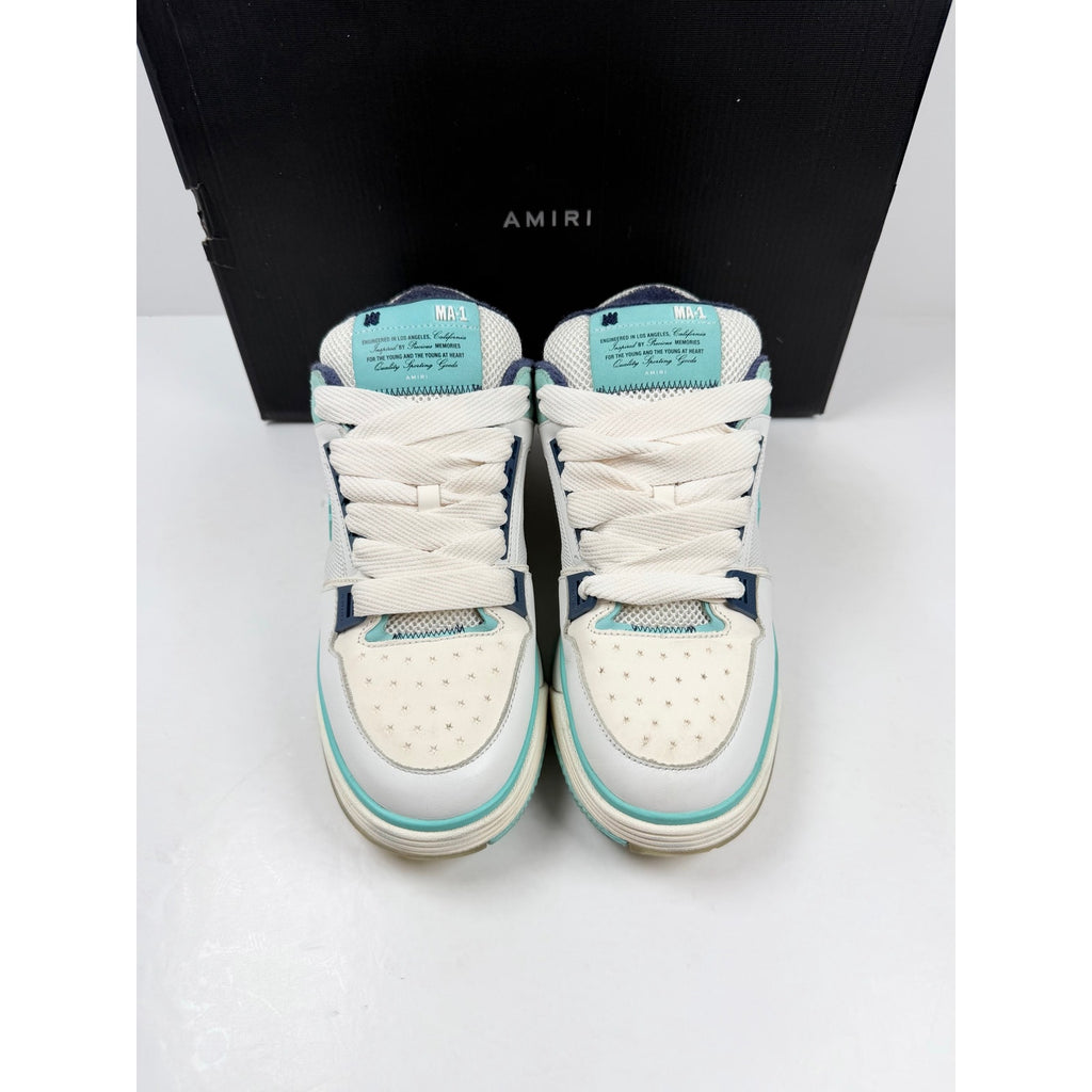 Size 44EU/11US - Amiri MA-1 White Light Blue