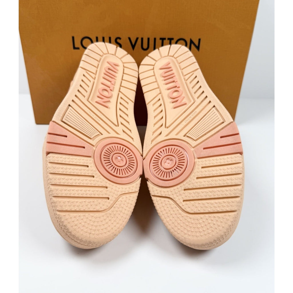 Size 6.5LV/8US - Louis Vuitton Denim Trainers Like New