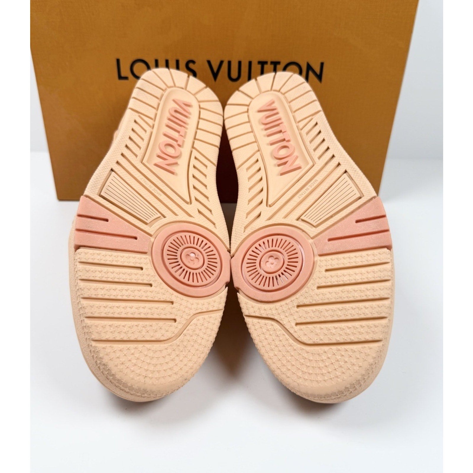 Size 6.5LV/8US - Louis Vuitton Denim Trainers Like New