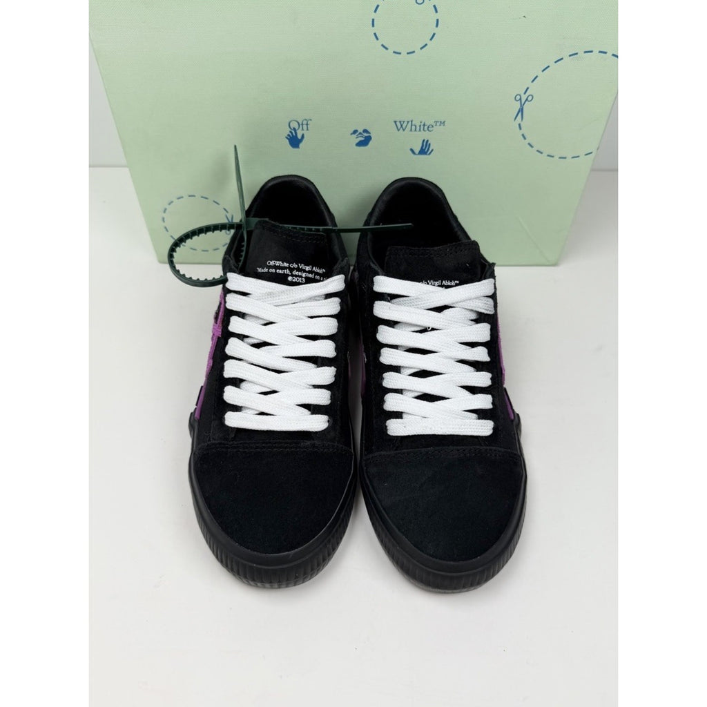 Size 36EU/6W - Off-White Vulcanized Canvas Black/Purple