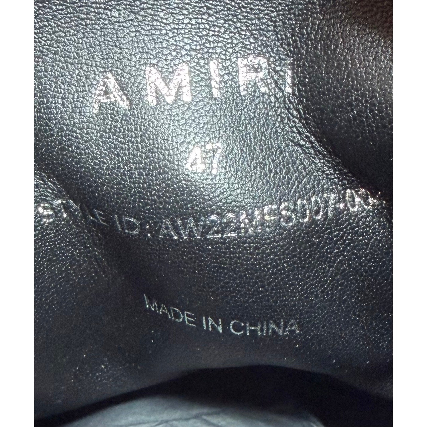 Size 47EU/14US - Amiri Court Bandana High Top NEW