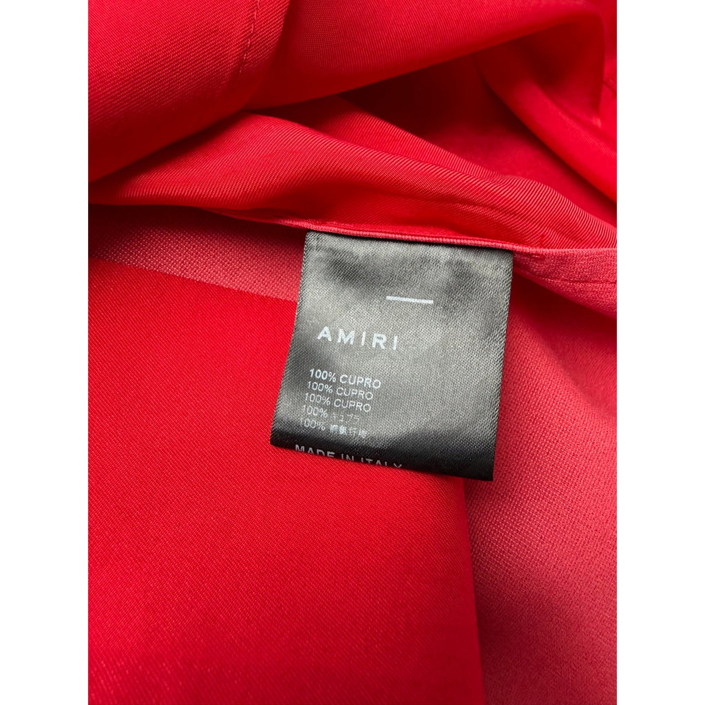 Size S - Amiri Silk Button Down Red Shirt