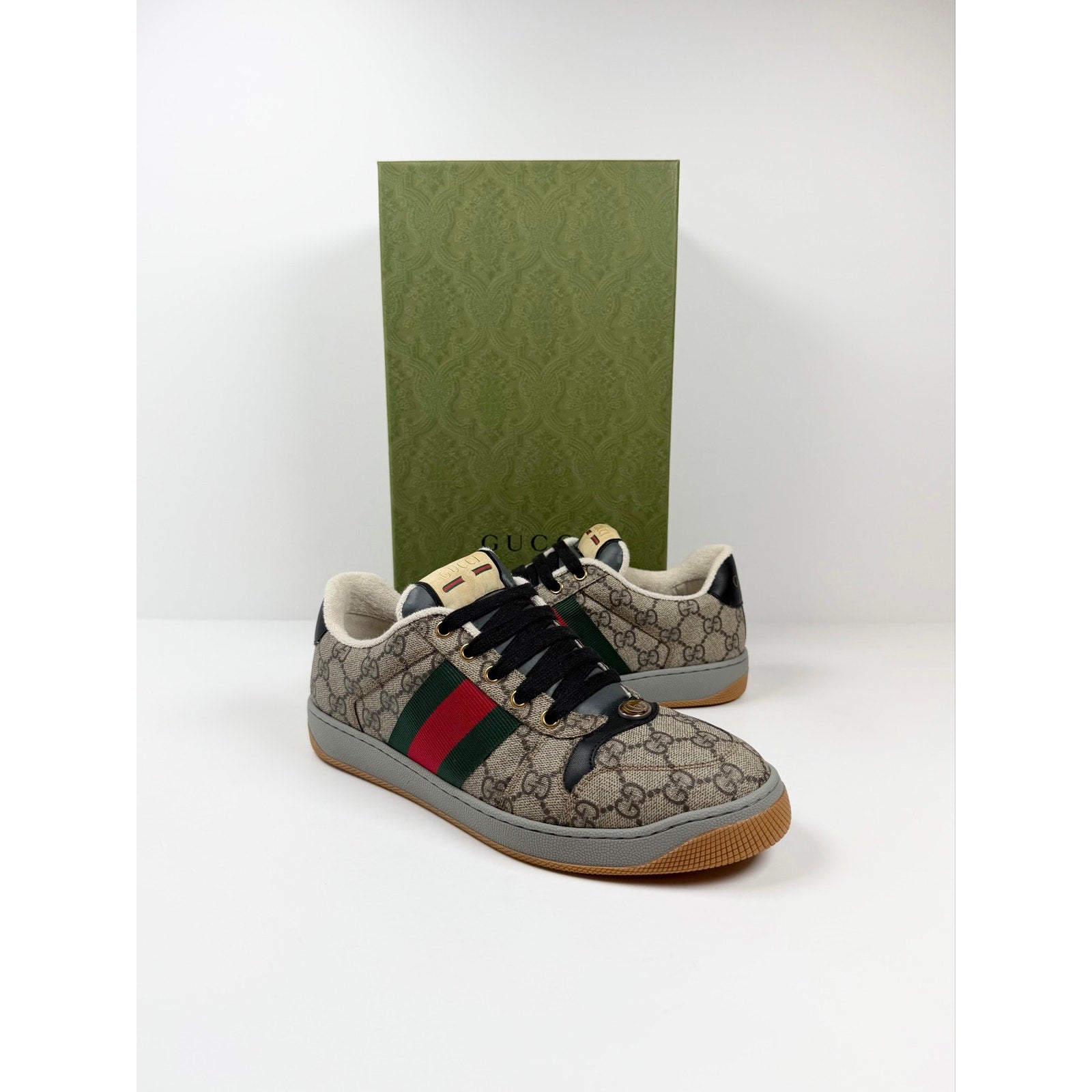Size 7.5US - Gucci Screener Low Top NEW
