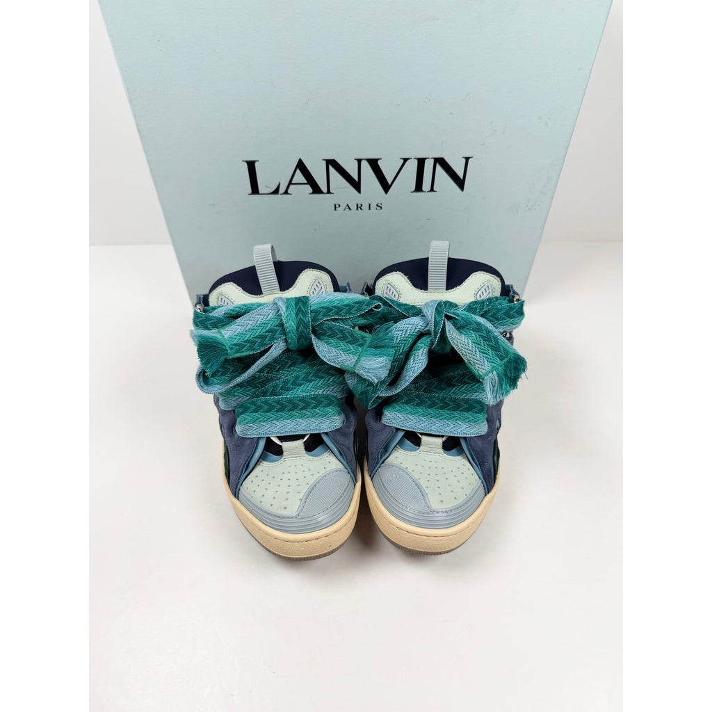 Size 40EU/7US - Lanvin Curb Blue Sneakers