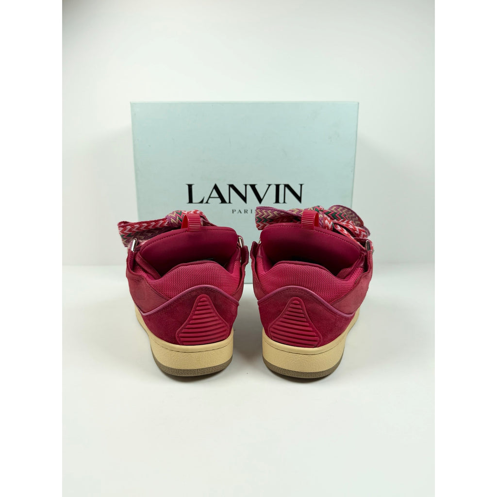 Size 42EU/9US - Lanvin Curb Red Sneakers