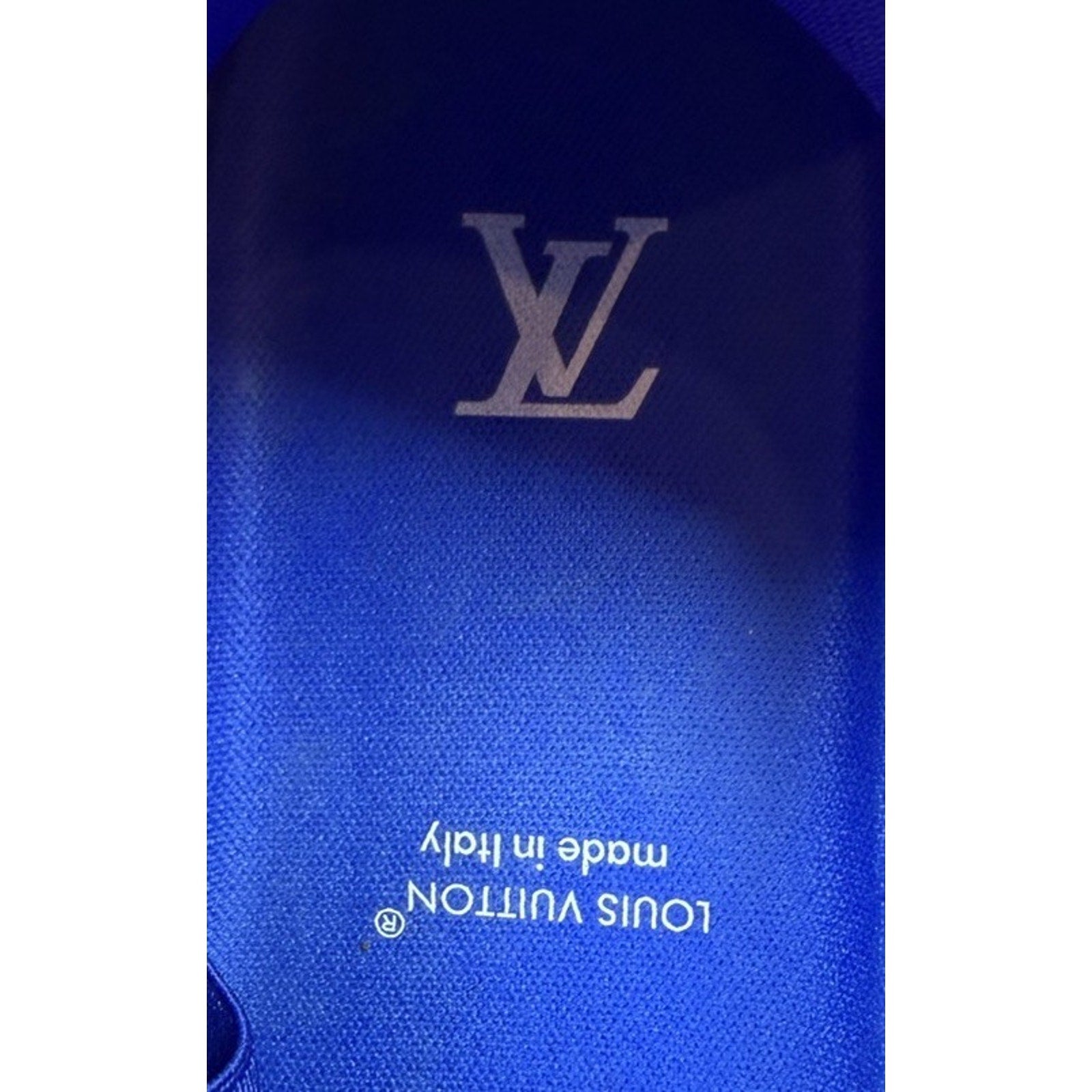 Size 9.5LV/10.5US - Louis Vuitton Skate Leather Blue Sneakers