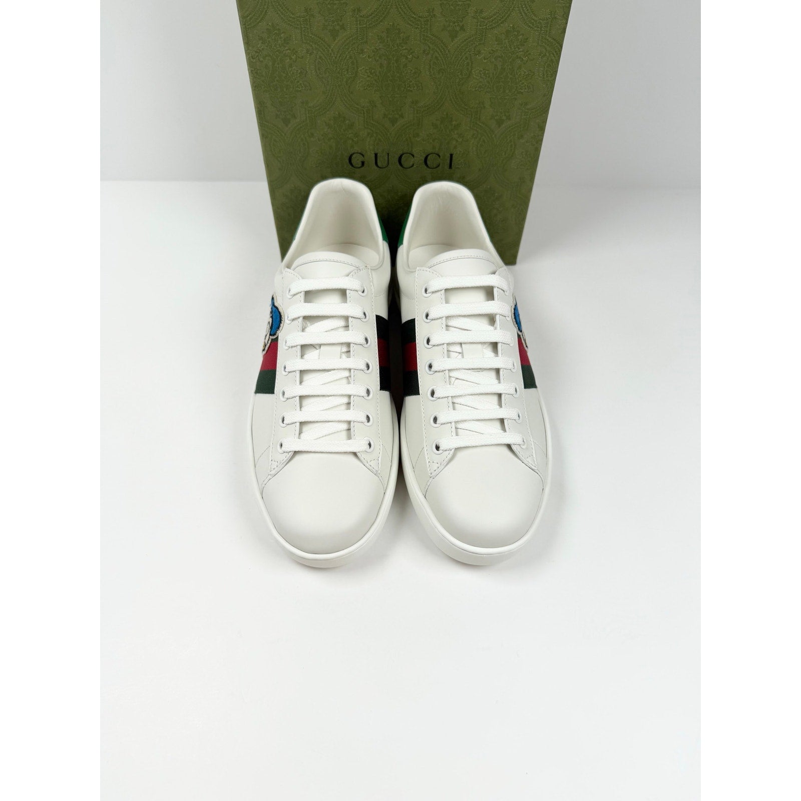 Size 7.5US - Gucci Ace X Disney Donald Duck NEW