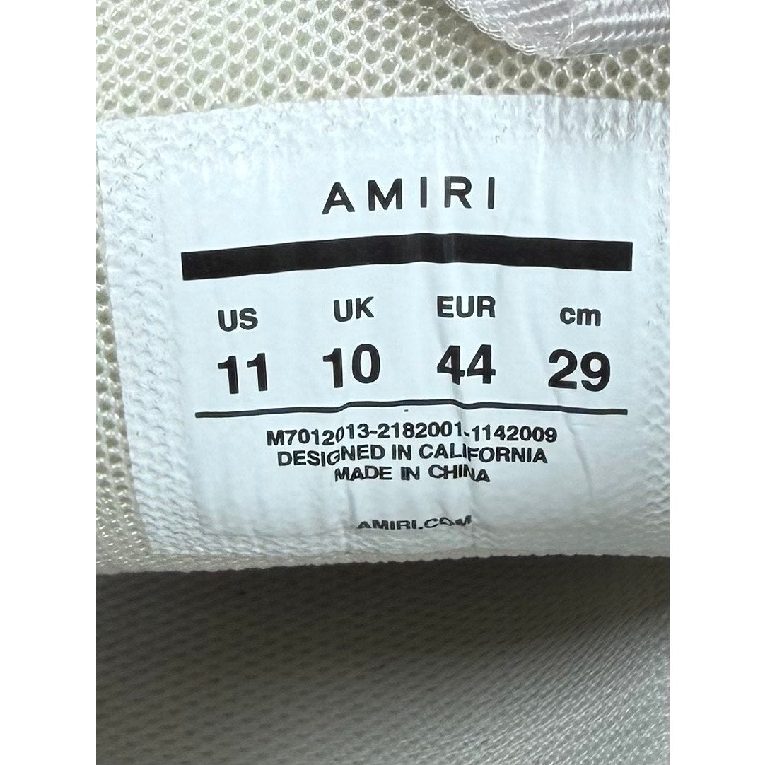 Size 44EU/11US - Amiri Bone Runner Red Beige