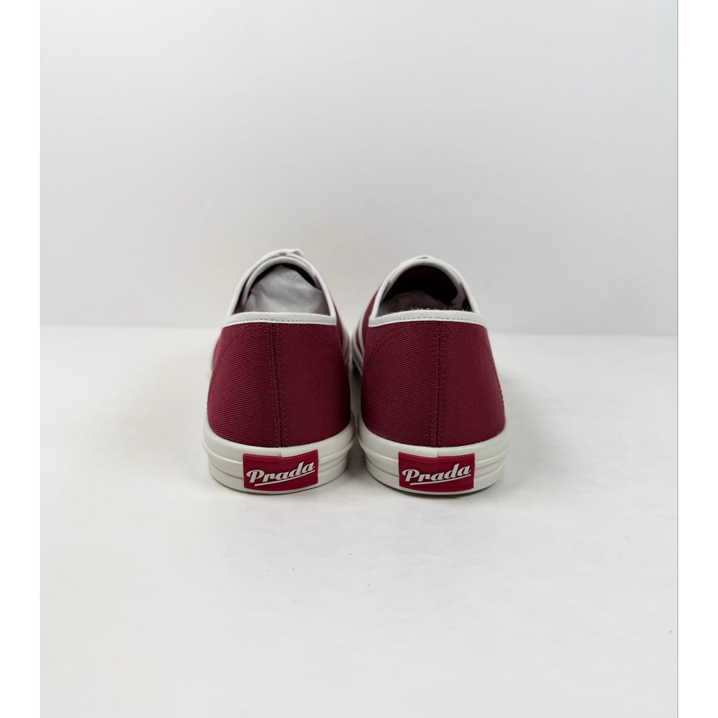 Size 8UK/9US - Prada Drill Canvas Low Top NEW
