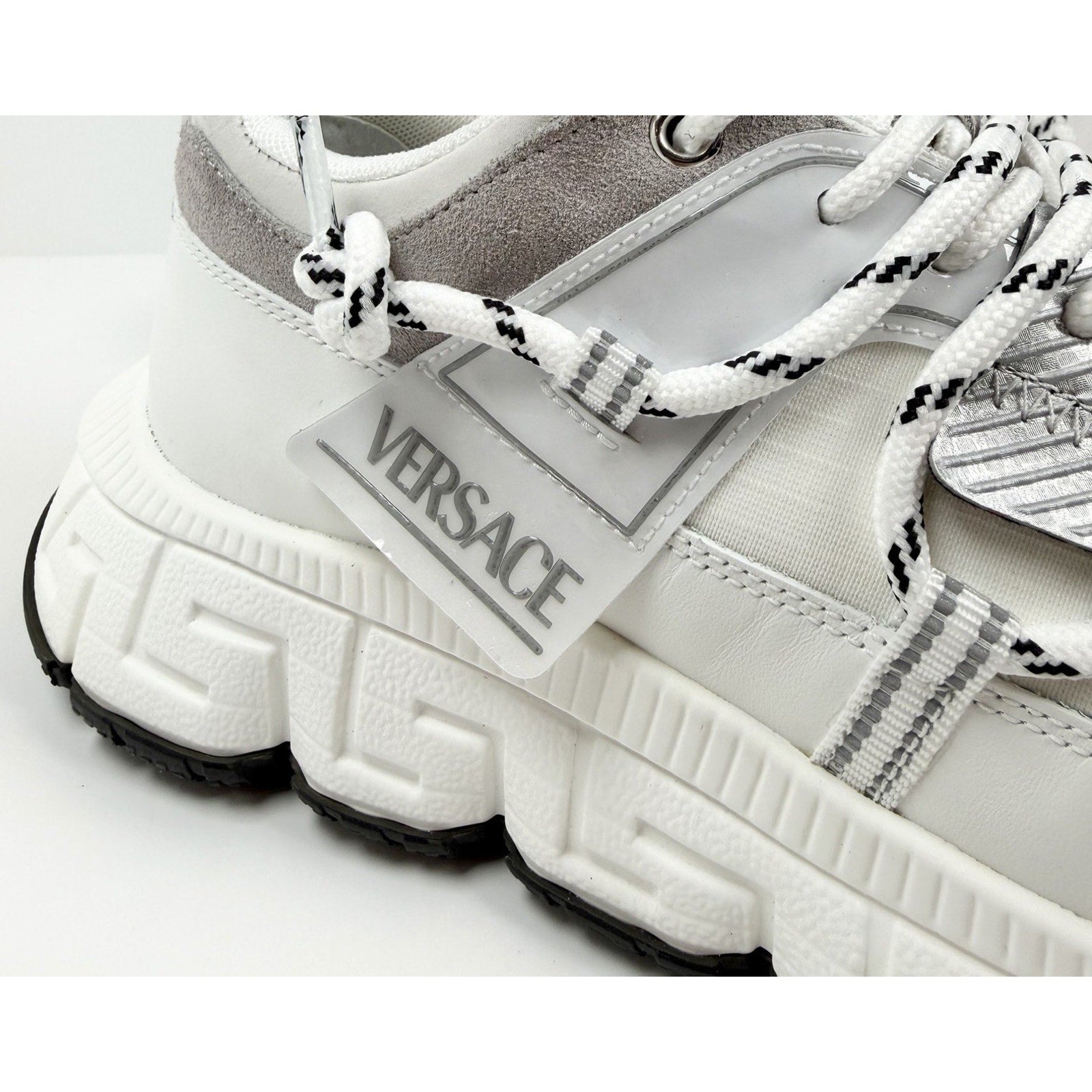 Size 41EU/8US - Versace Trigreca White Sneakers NEW!
