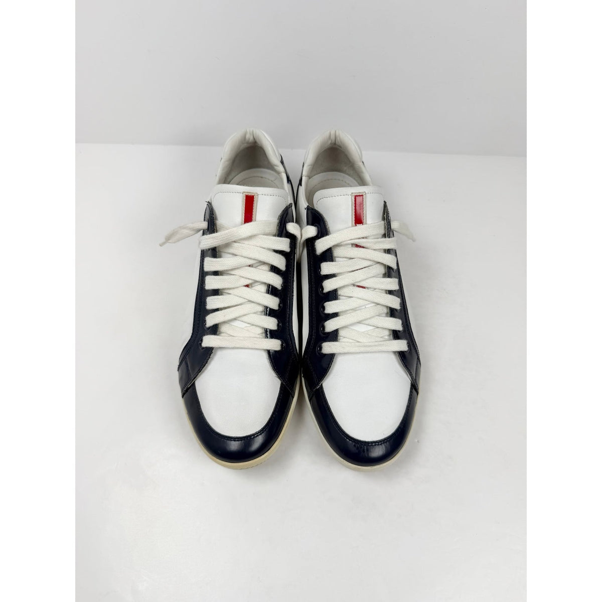 Size 10UK/11US - Prada Offshore Leather Low Top