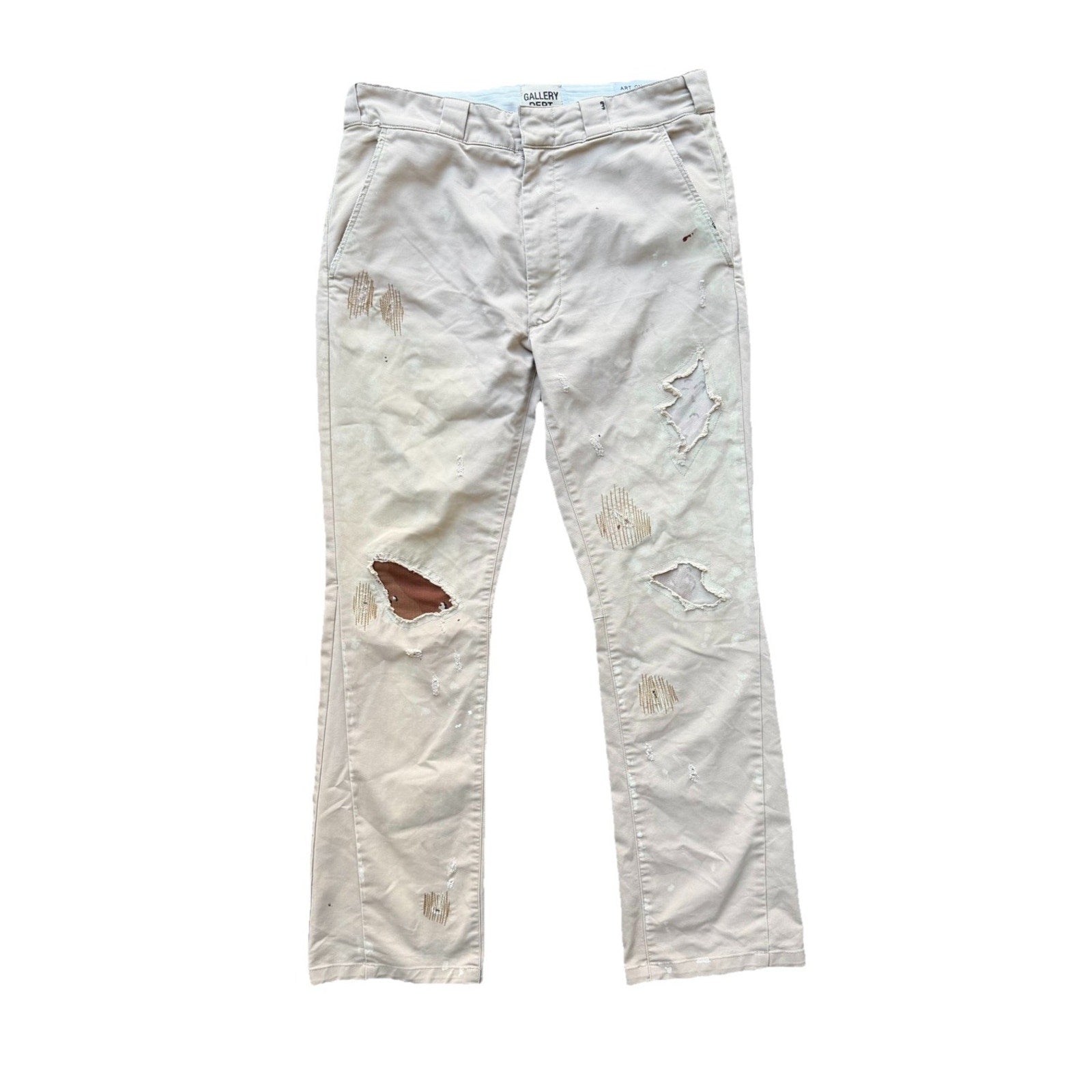 Size 34 - Gallery Dept Chino Flare Beige Pants RETAIL $1.1K