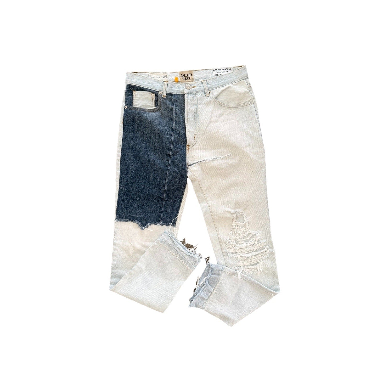 Size 31 - Gallery Dept Ken Denim Distressed Patchwork Jeans