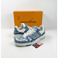 Size 11UK/12US - Louis Vuitton Denim Trainer Tried On!