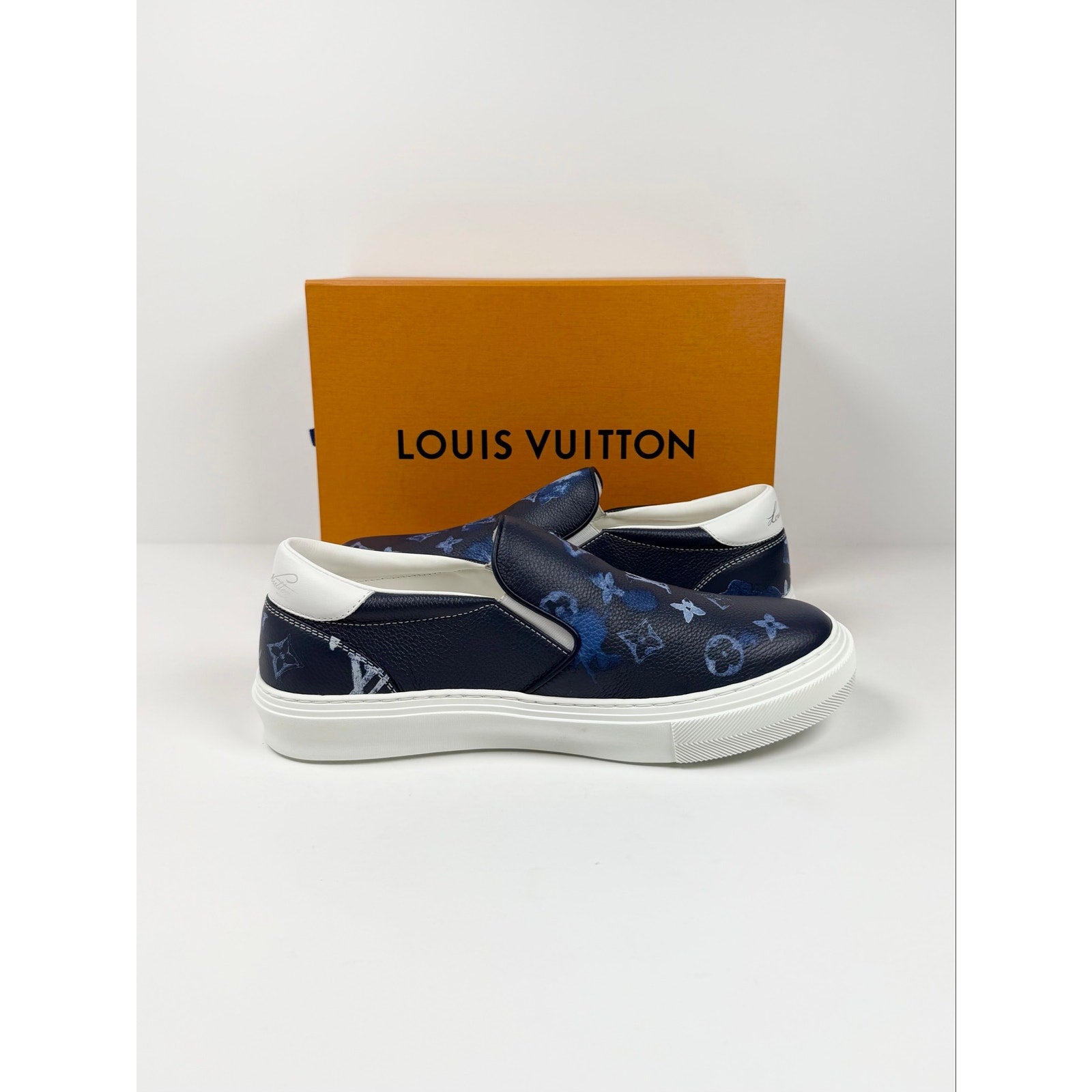 Size 7LV/8US - Louis Vuitton Ollie Watercolor Slip On NEW
