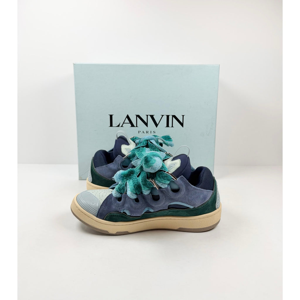 Size 40EU/7US - Lanvin Curb Blue Sneakers