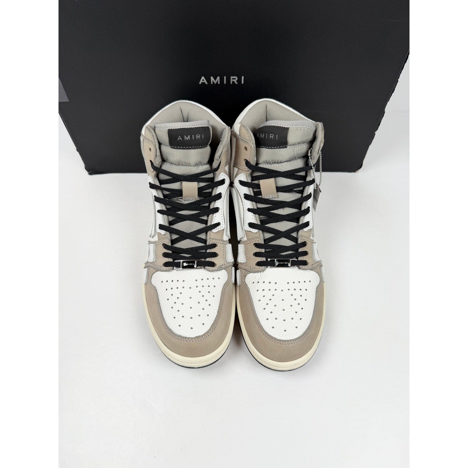 Size 40EU/7US - Amiri Skel Top Hi Grey NEW!
