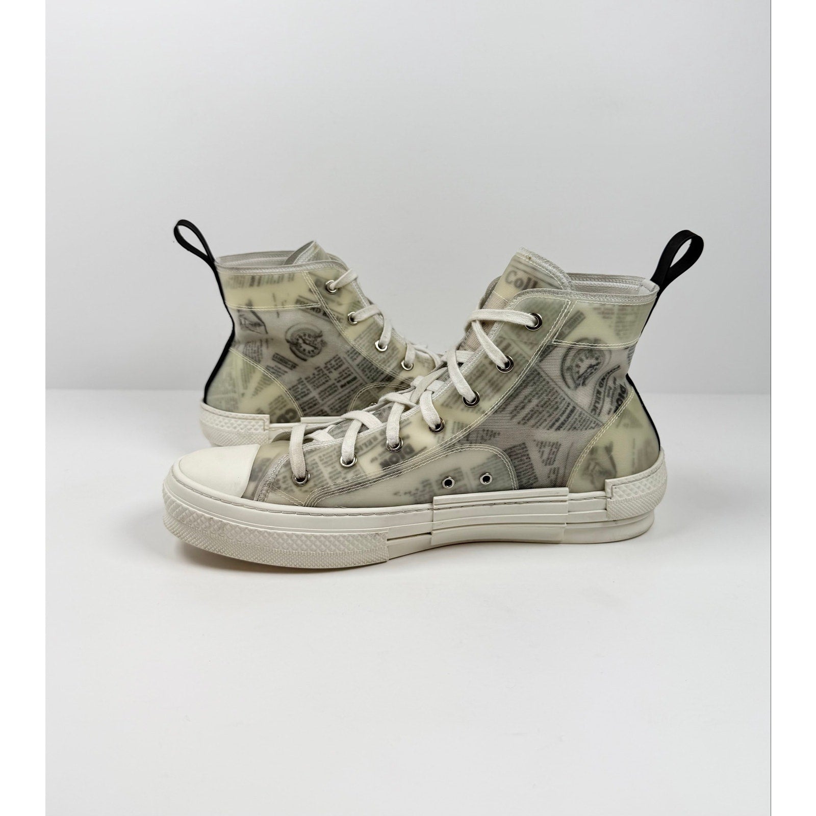 Size 44EU/11US - Dior b23 Newspaper Print High Top