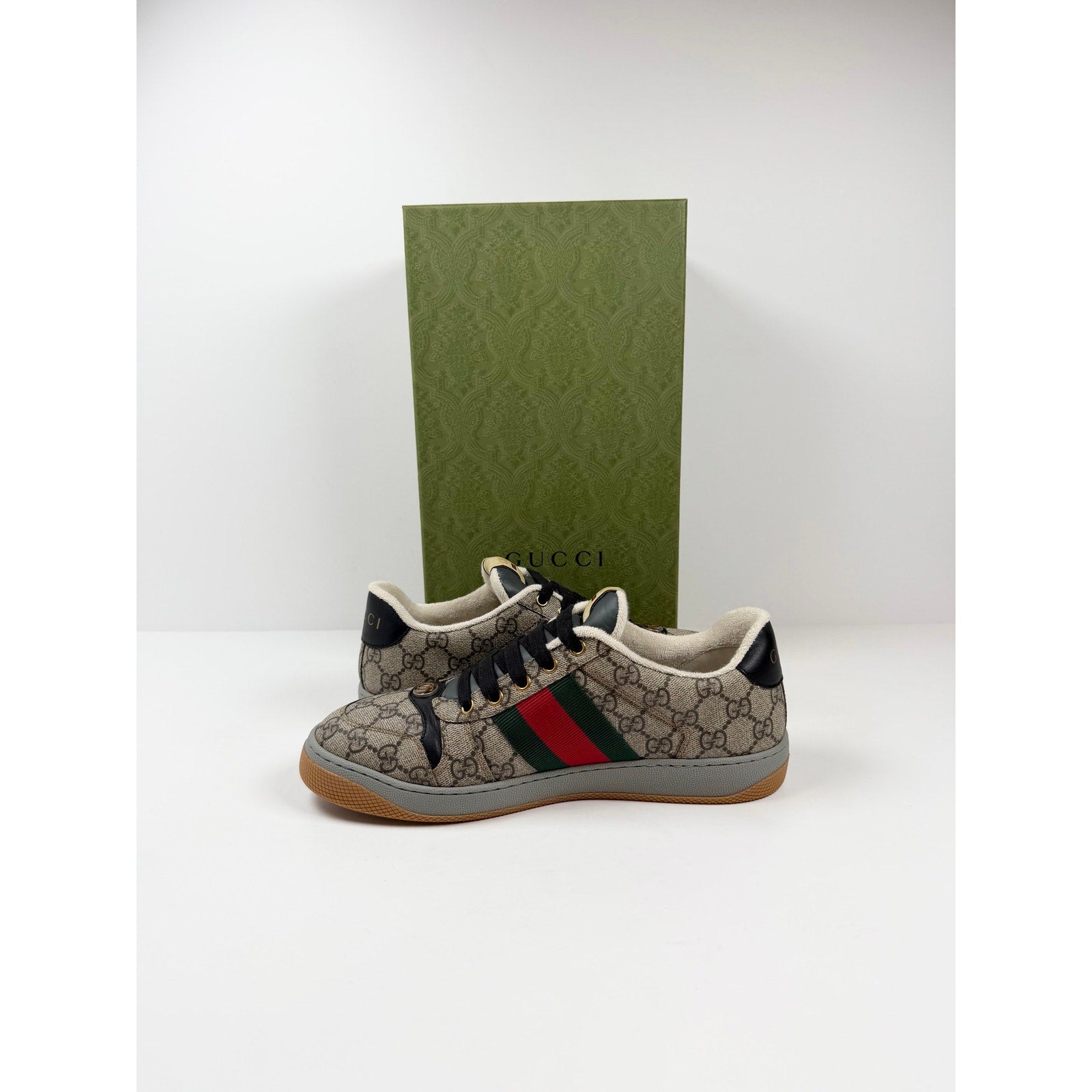 Size 7.5US - Gucci Screener Low Top NEW