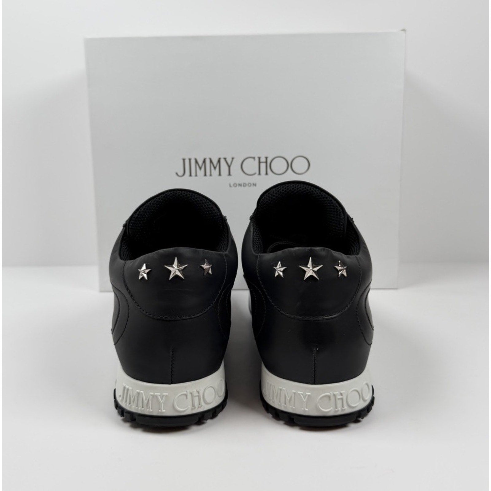 Size 11.5 - Givenchy Leather Star Studded Sneakers