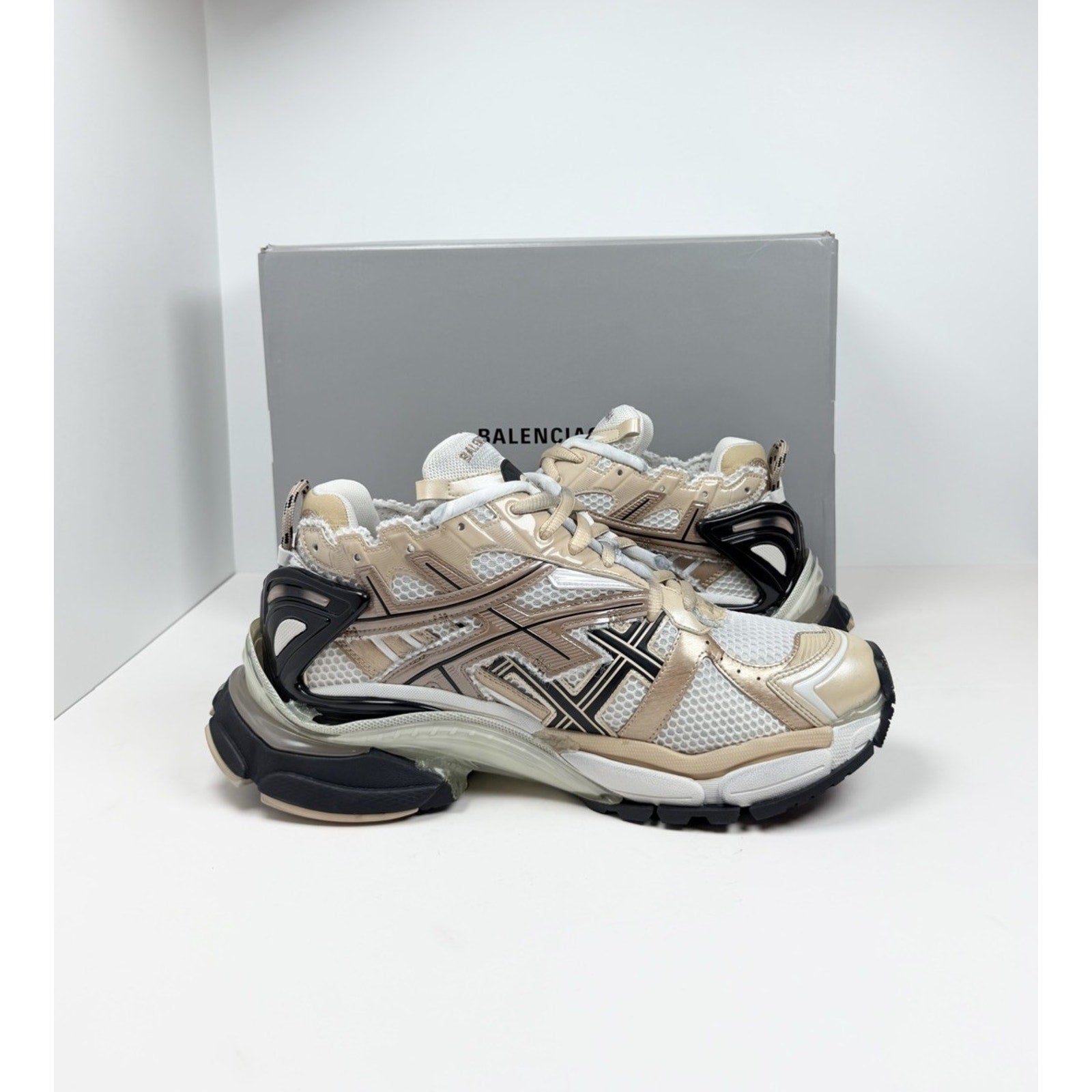 Size 46EU/13US - Balenciaga Runner Beige NEW