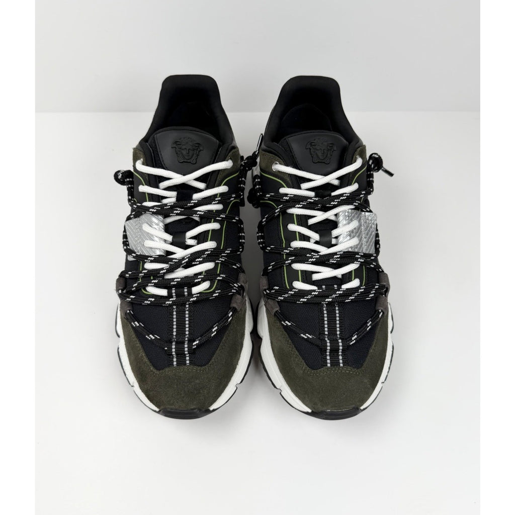Size 46EU/13US - Versace Trigreca Olive Green NEW!