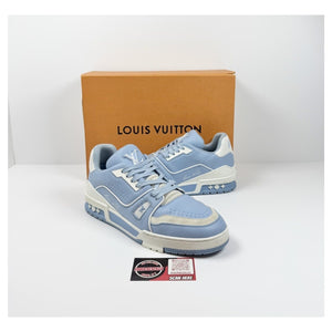 Size 9LV/10US - Louis Vuitton Blue Leather Trainers
