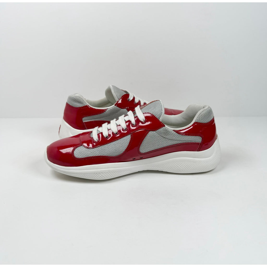Size 9.5UK/10.5US - Prada Americas Cup Red Silver