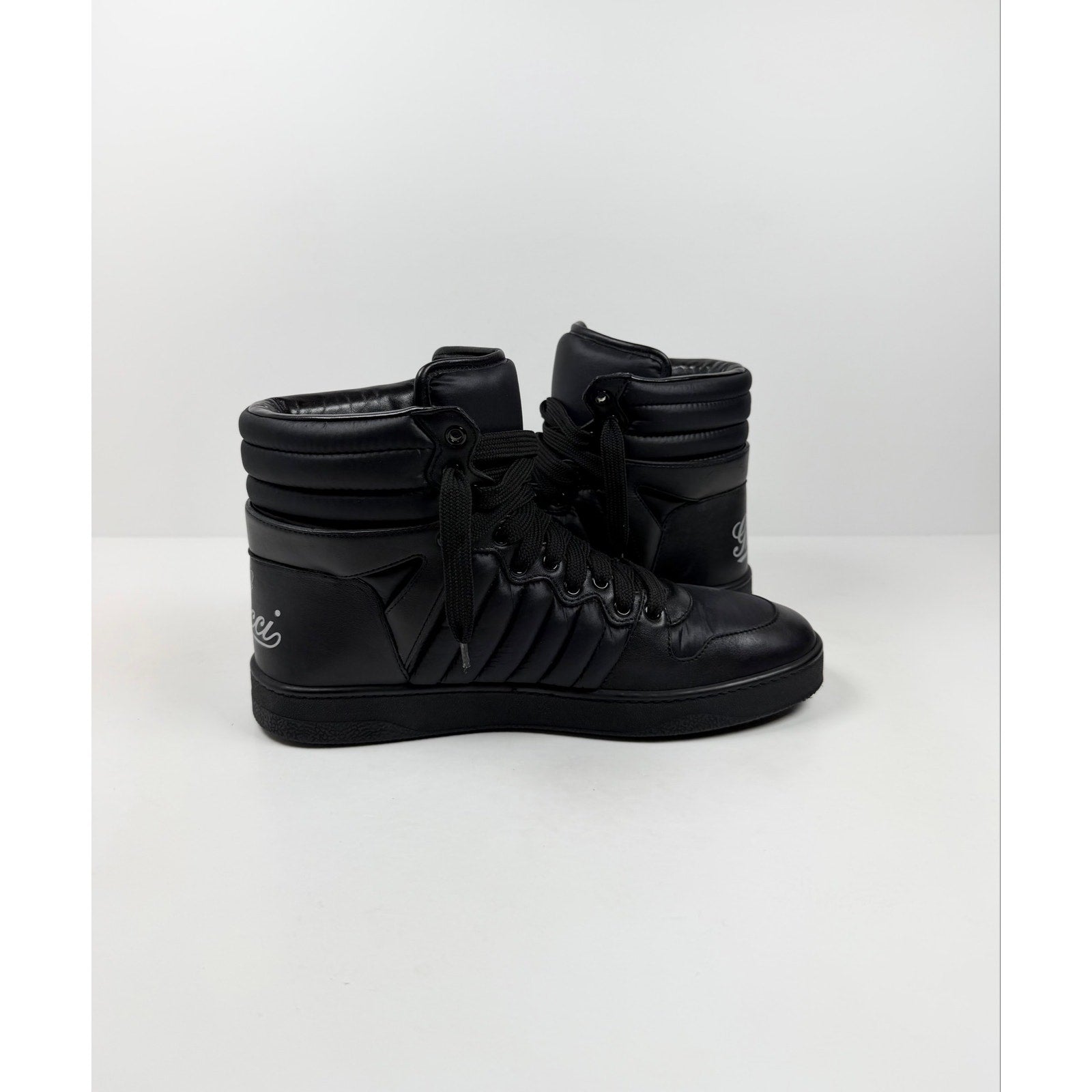 Size 11.5US - Gucci Quilted Leather High Top