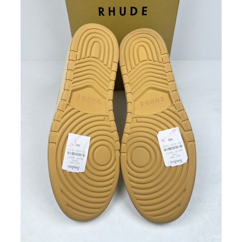Size 10US - Rhude Yellow Rhecess Leather High NEW