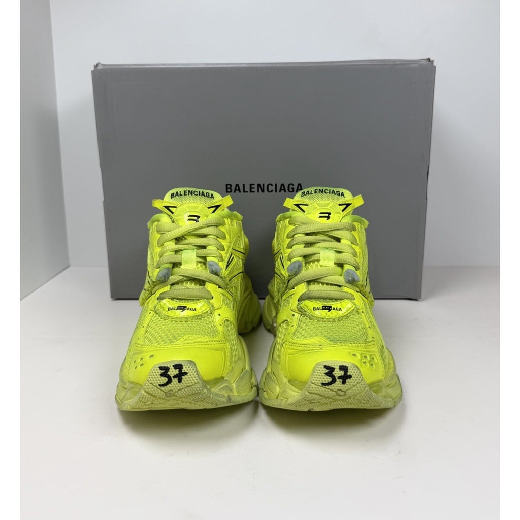 Size 37EU/7W - Balenciaga Runner Fluo Yellow NEW