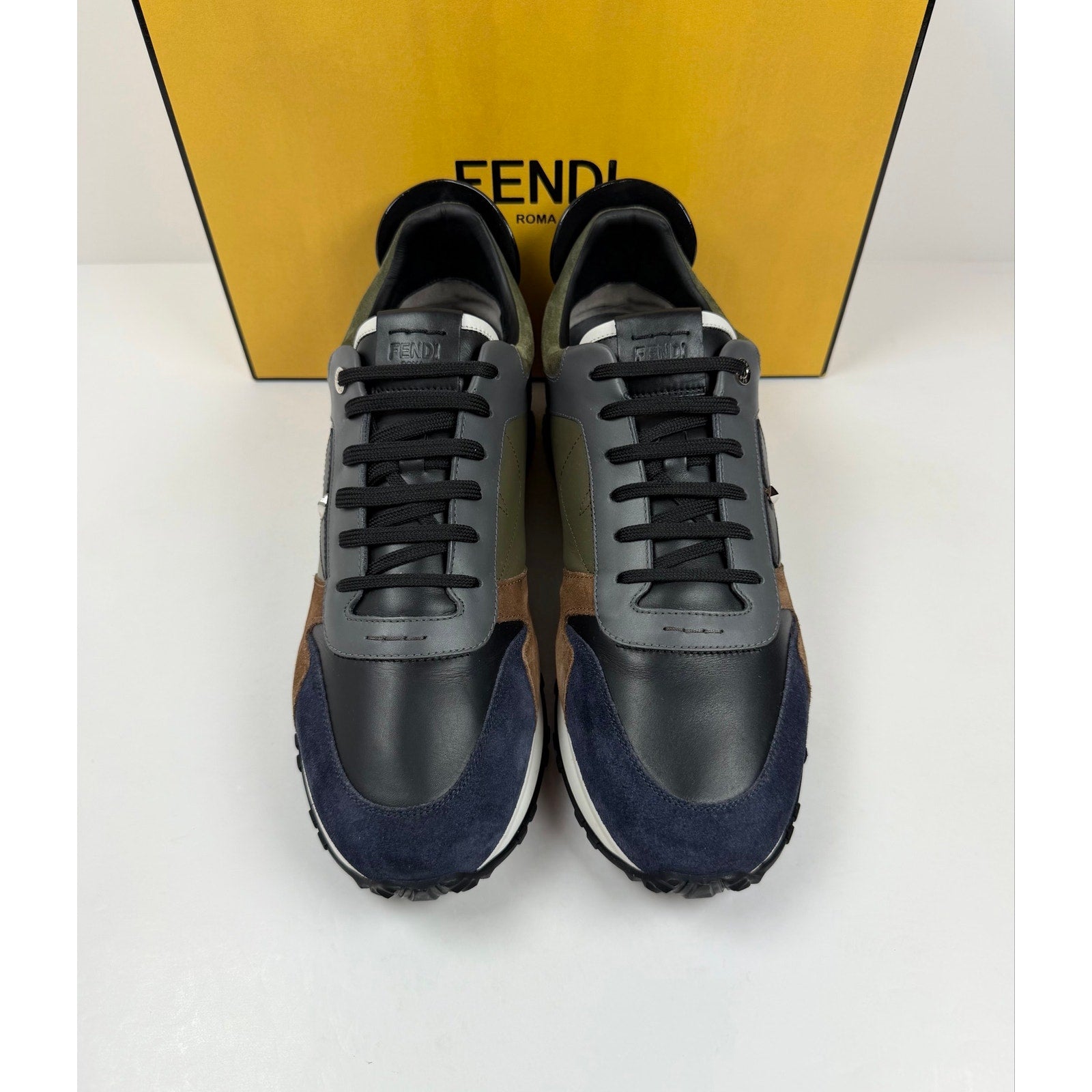 Size 10UK/11US - Fendi Monster Eyes Low Top