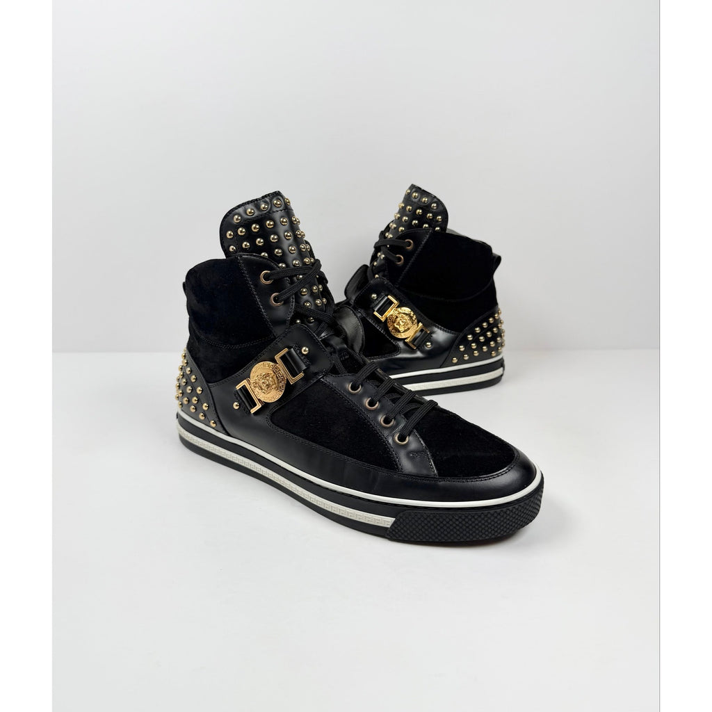 Size 11.5 - Versace Studded High Top