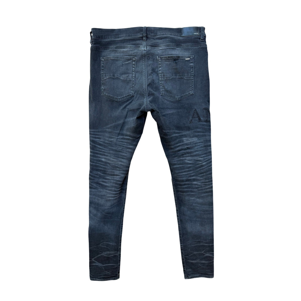 Size 38 - Amiri Distressed Black Gold Flake Jeans