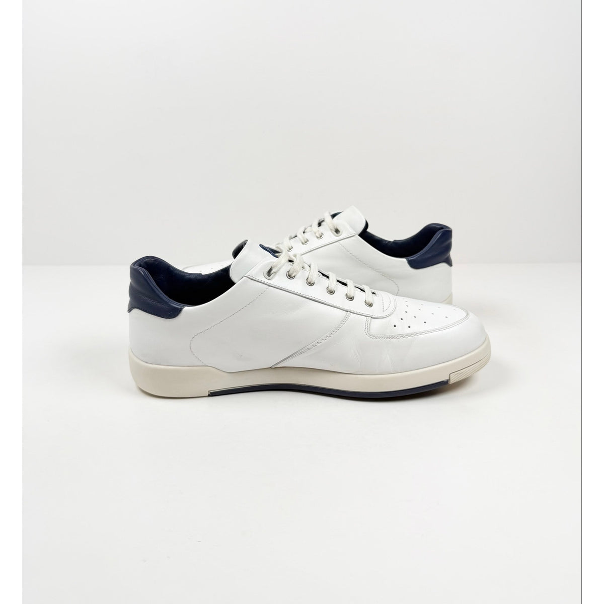 Size 9 - Stefano Ricci Leather Low Top