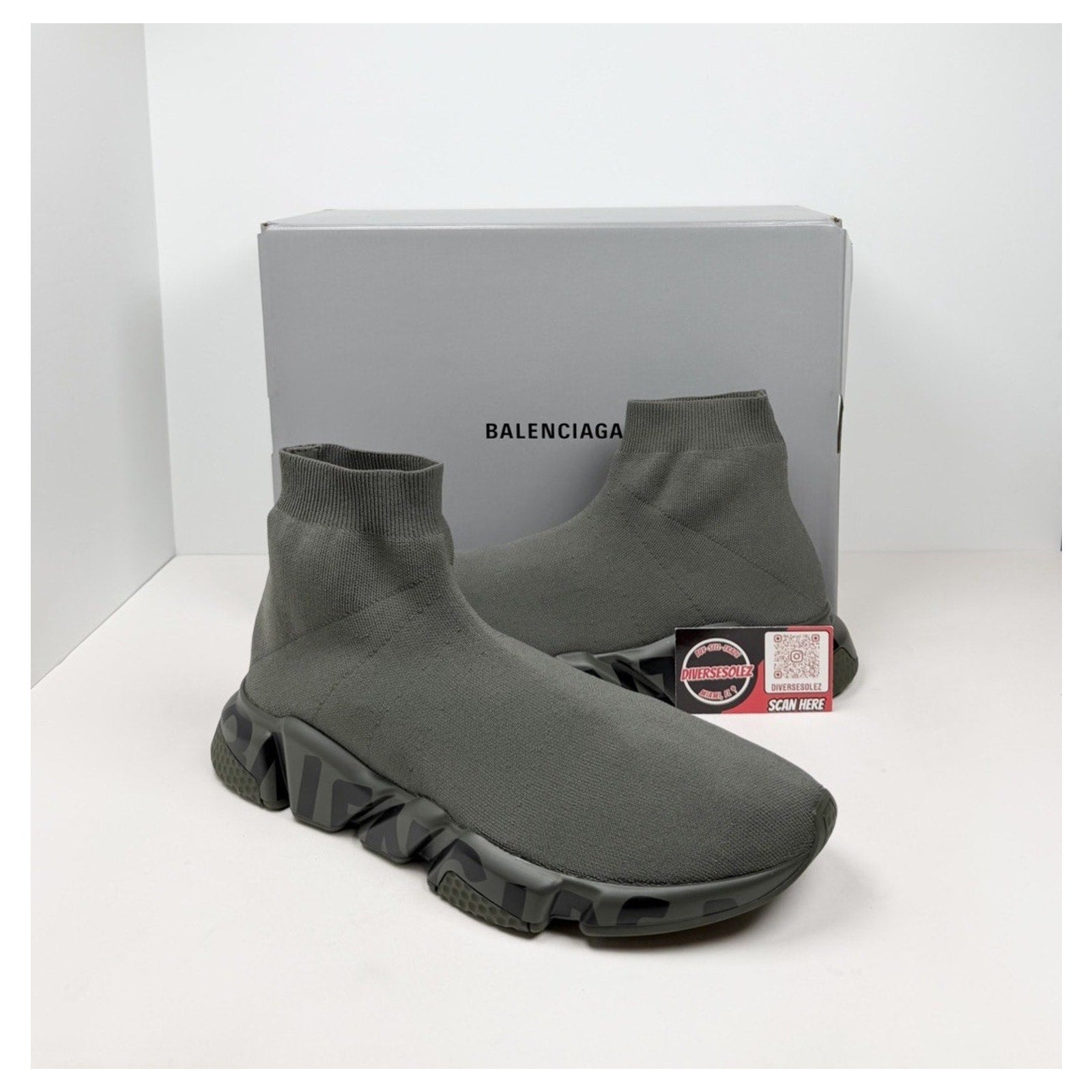 Size 48EU/15US - Balenciaga Speed Olive Graffiti NEW