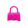Balenciaga Croc Leather XS Hourglass Top Handle Bag NEW