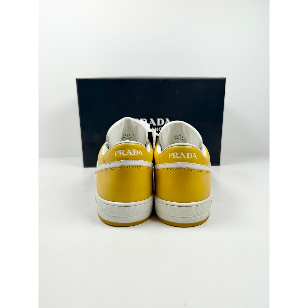Size 10UK/11US - Prada Downtown Yellow Leather NEW