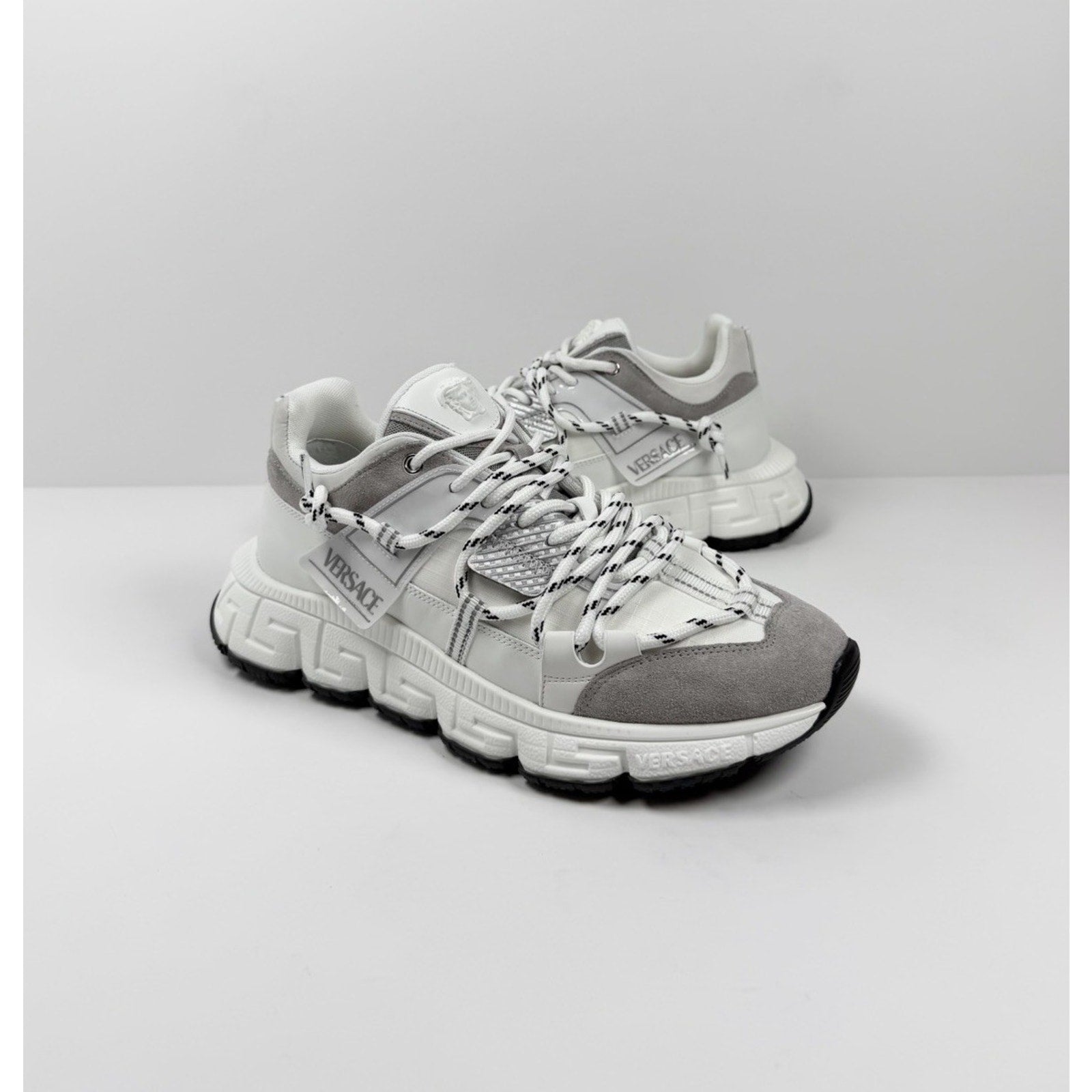 Size 41EU/8US - Versace Trigreca White Sneakers NEW!