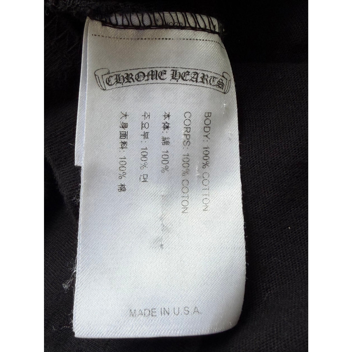 Size L - Chrome Hearts Multi Color Cross Cemetery Long Sleeve