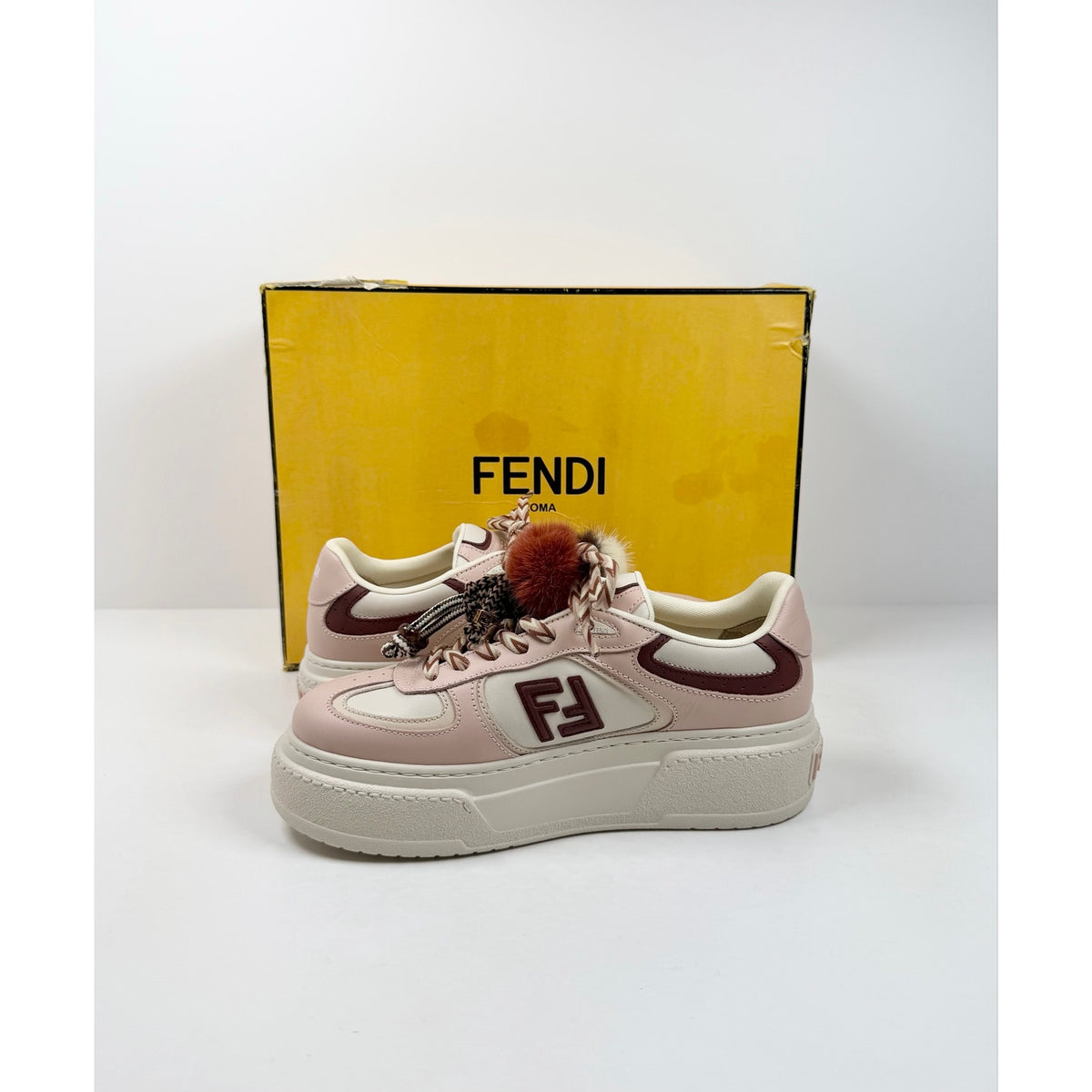 Size 39/9 - Fendi Match Charm Trainers Womens NEW